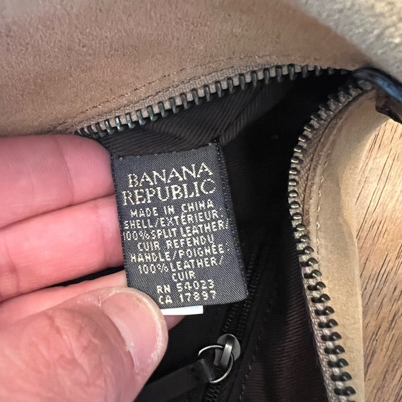 Banana Republic suede handbag tan & brown - Picture 13 of 15
